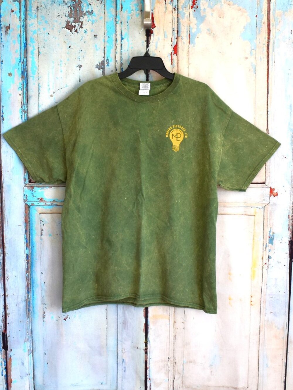 Men's Gildan T-Shirt Short Sleeve Worker Style Company XLARGE Green